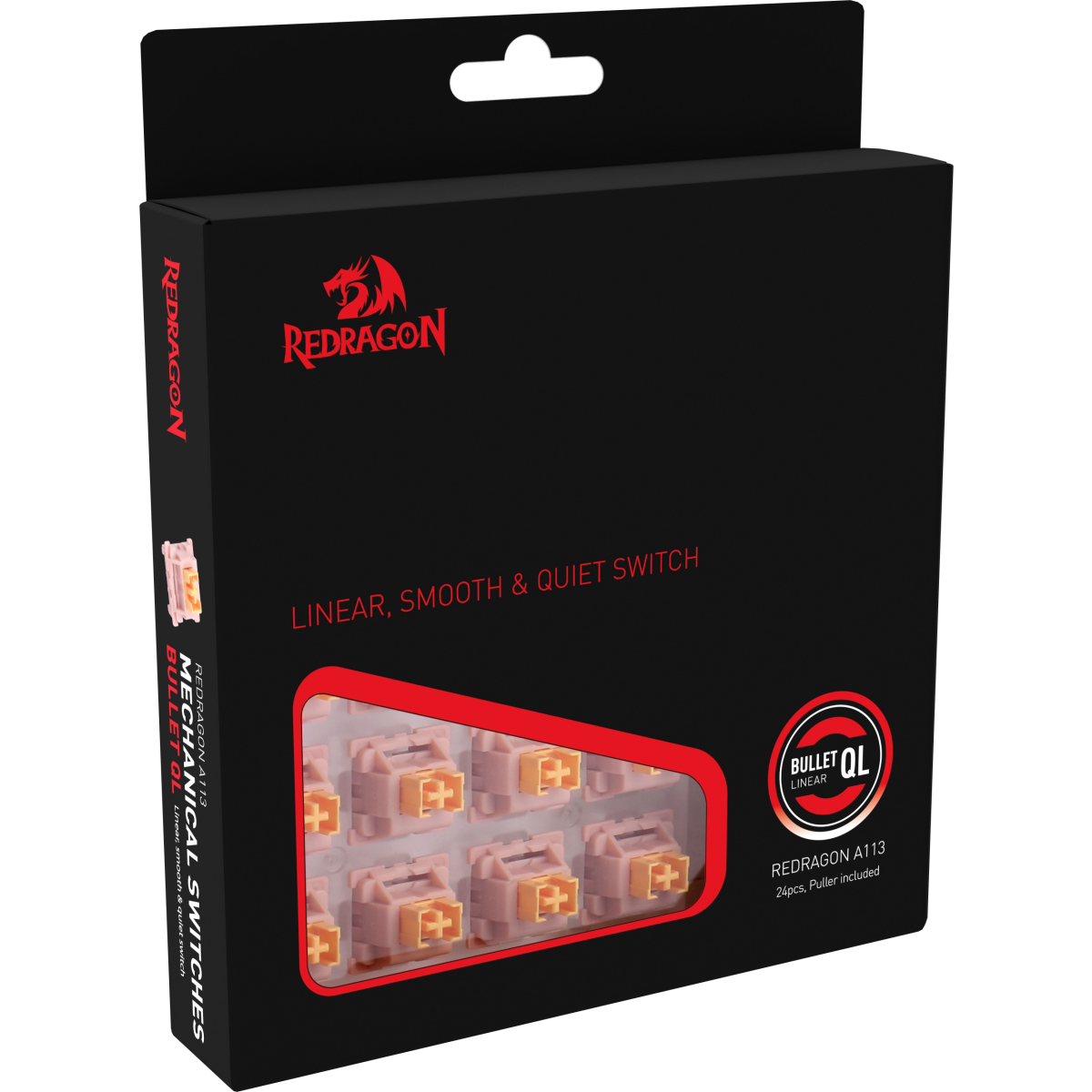 Комплект свитчей Redragon Bullet QL Beige/Peach (70910) - фото 5