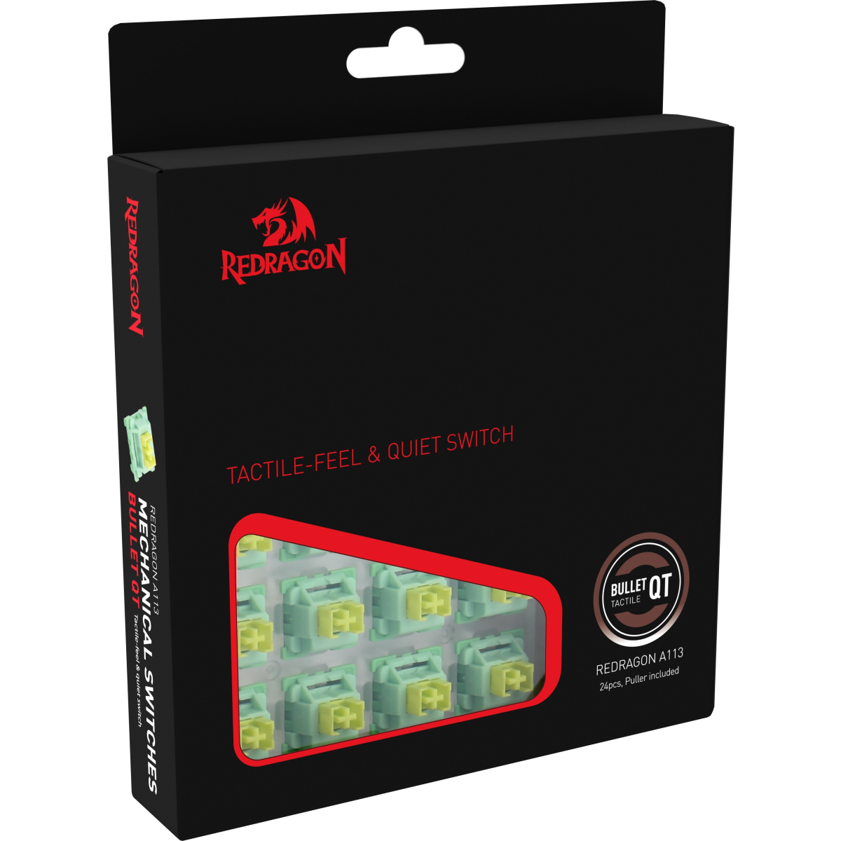 Комплект свитчей Redragon Bullet QT Green (70869) - фото 5