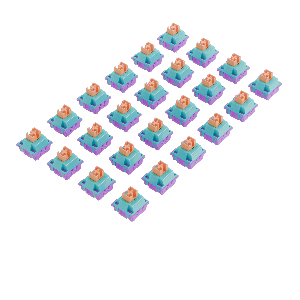 Комплект свитчей Redragon Bullet R Violet/Blue (70779) - фото 3