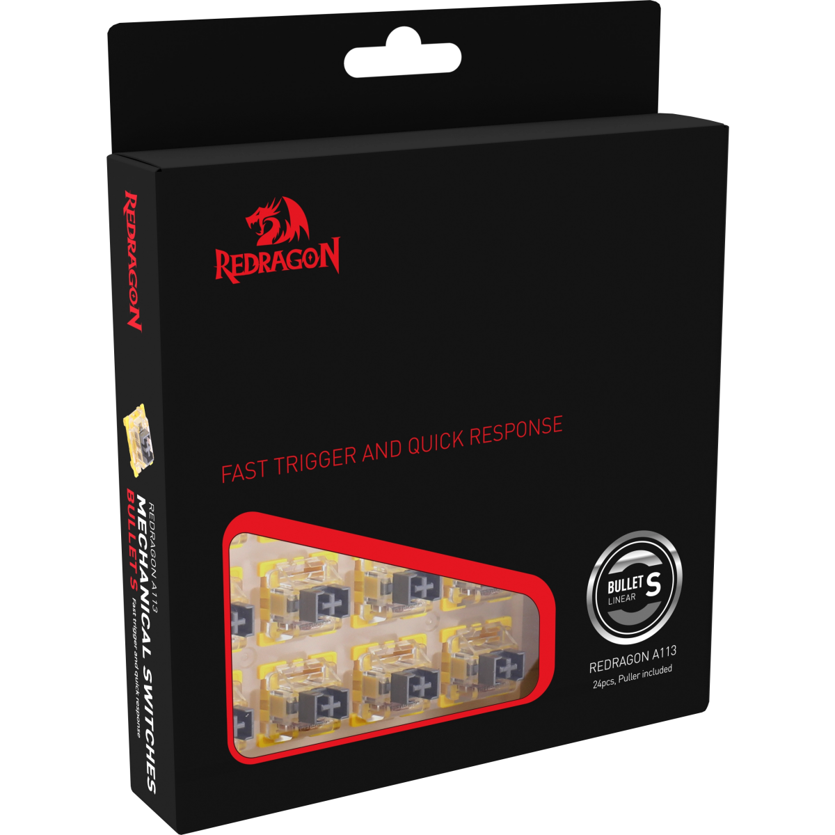Комплект свитчей Redragon Bullet S Yellow/Black (70912) - фото 5