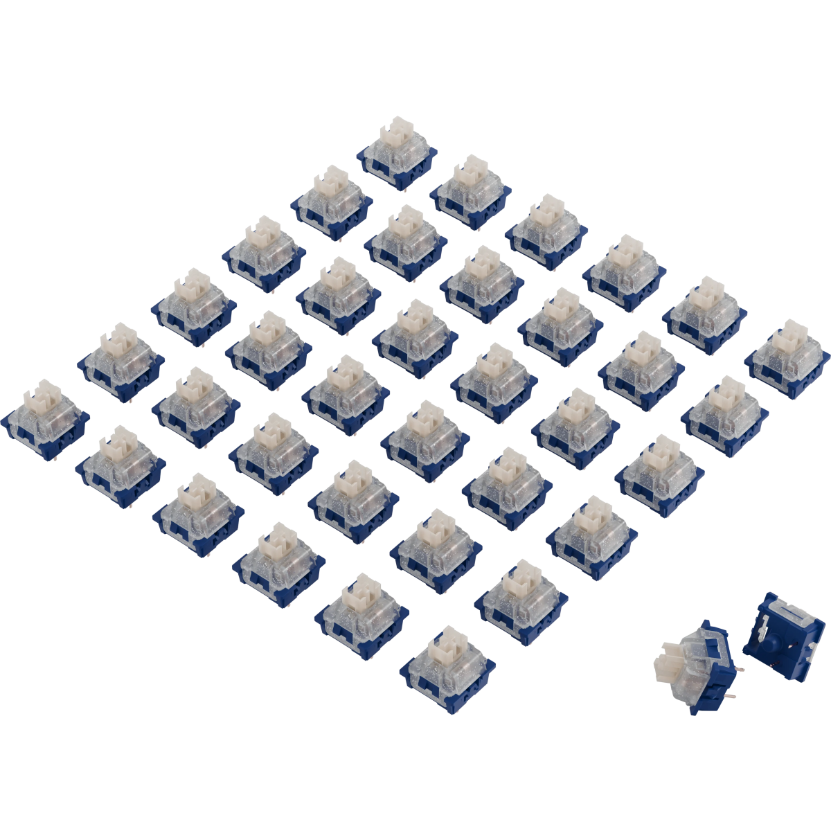 Комплект свитчей Redragon Panda Crystal Blue (71478) - фото 3