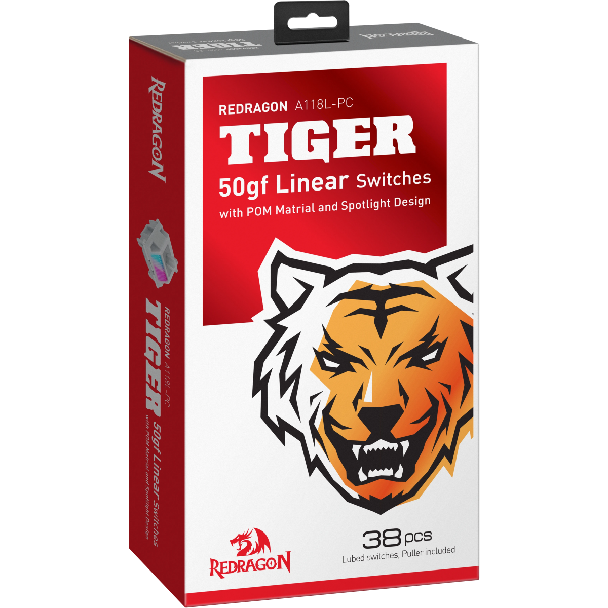Комплект свитчей Redragon Tiger White (71994) - фото 5