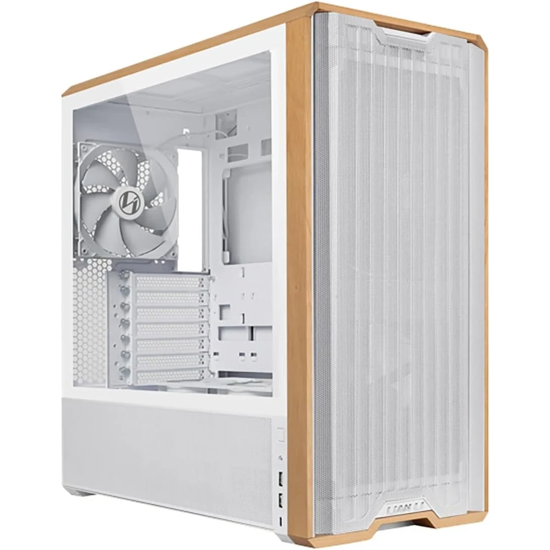 ..... Корпус Lian Li Lancool 217 White (0572) Б/У нет 1 вентилятора 120, замятие нижнего угла - G99.LAN217W.R0