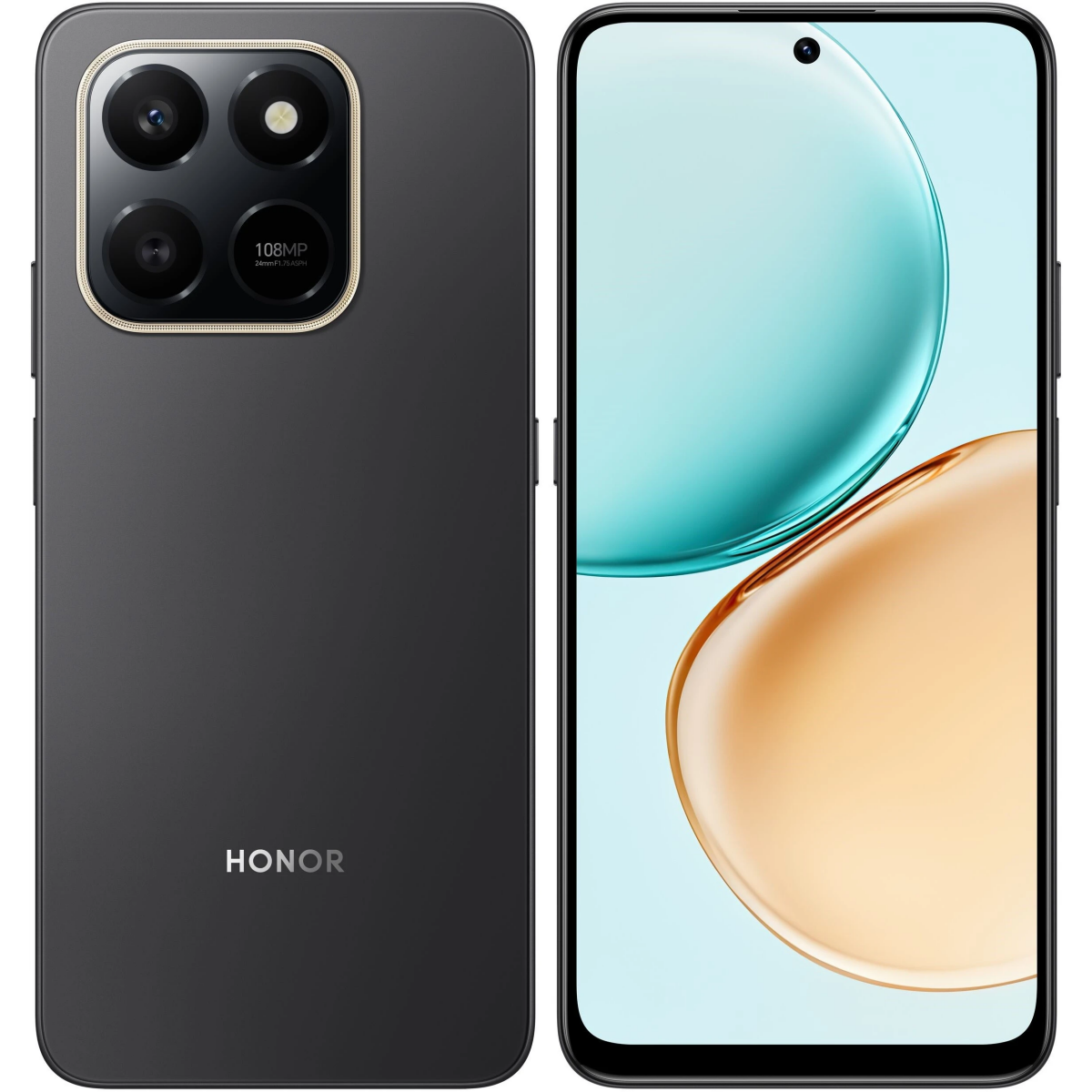 Смартфон Honor X7d 6/128Gb Velvet Black (LGN-LX1) - 5109BXJT