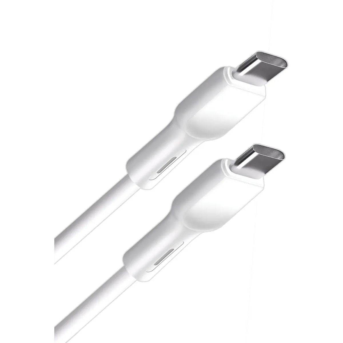Кабель USB Type-C - USB Type-C, 1м, BoraSCO 52588 White