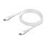 Кабель USB Type-C - USB Type-C, 1м, BoraSCO 52588 White - фото 2