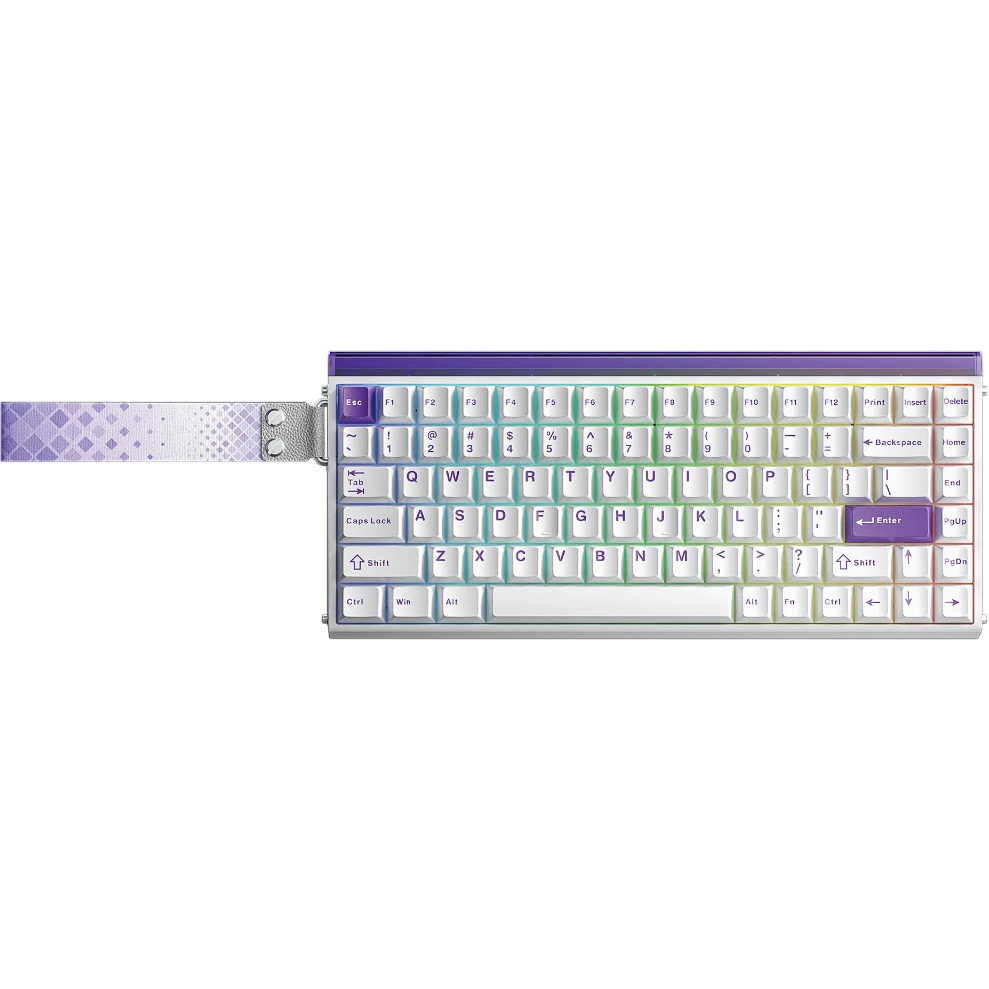 Клавиатура AULA HERO 84 HE White-Purple