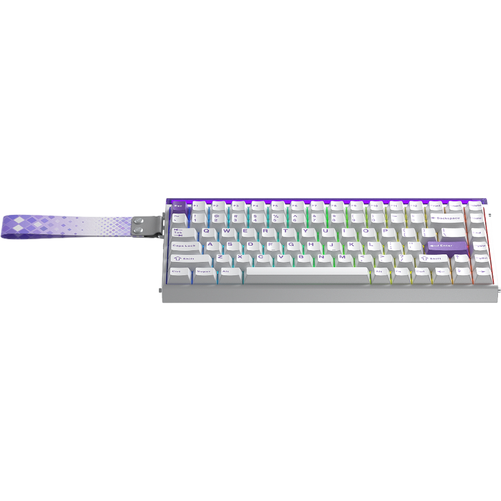 Клавиатура AULA HERO 84 HE White-Purple - фото 2