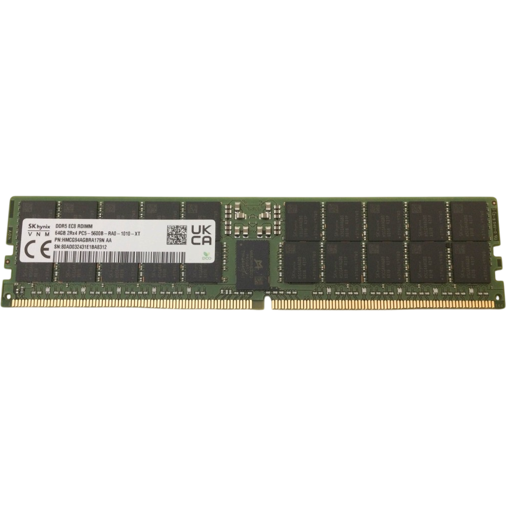 Оперативная память 64GB DDR5 5600MHz Hynix ECC Reg (HMCG94AGBRA179N)