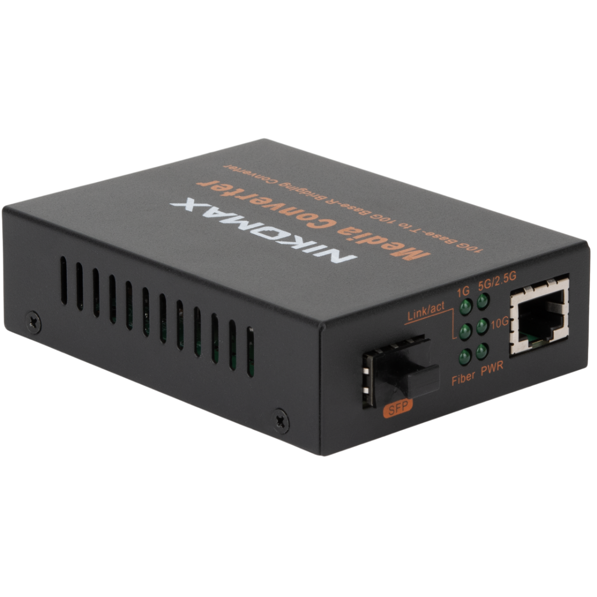 Медиаконвертер NIKOMAX GL-MC-UTP10G-SFP10G-FN
