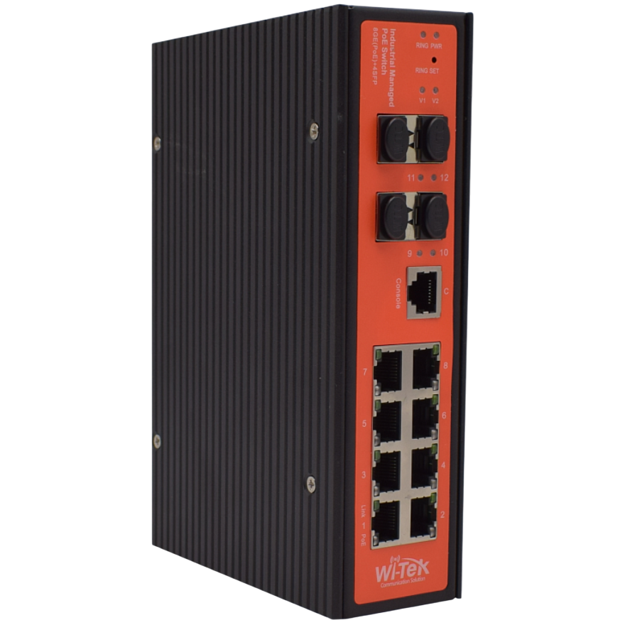 Коммутатор (свитч) Wi-Tek WI-PMS312GF-I v2