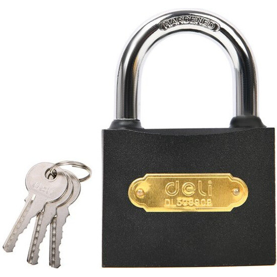 Замок навесной Deli DL508909