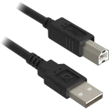 Кабель USB A (M) - USB B (M), 3м, Defender 87012
