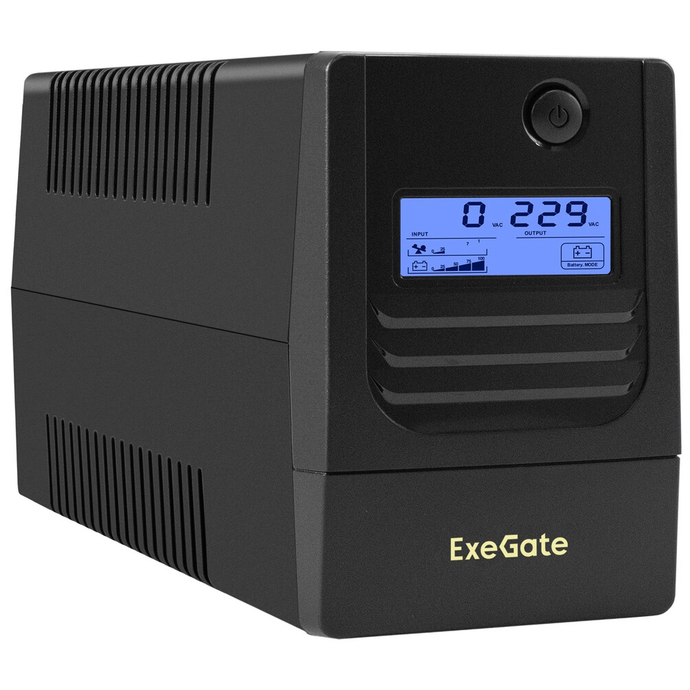 ИБП ExeGate Smart LB-650.LCD.AVR.2SH