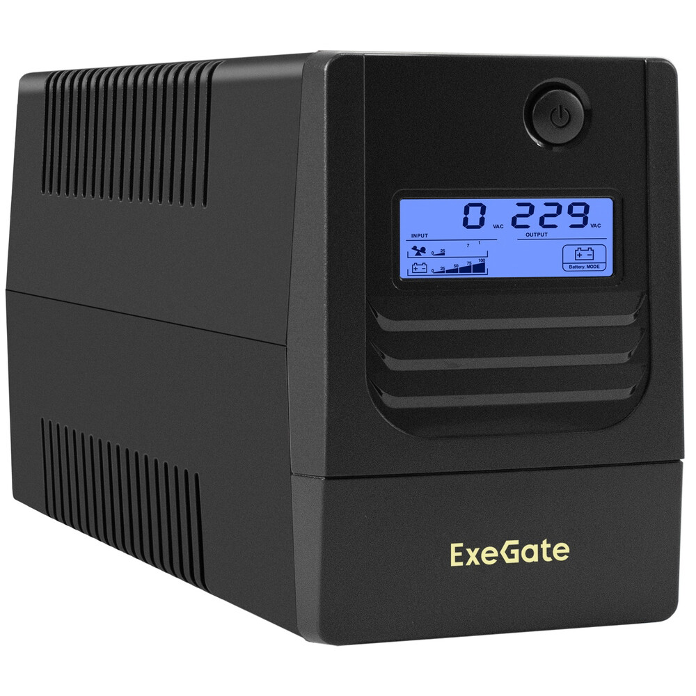ИБП ExeGate Smart LB-650.LCD.AVR.2SH.USB - EX299499RUS