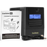 ИБП ExeGate Smart LB-1000.LCD.AVR.2SH.USB (EX299507RUS)