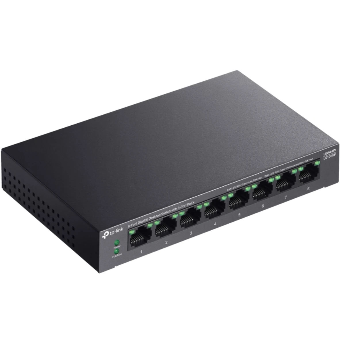 Коммутатор (свитч) TP-Link LS108GP - фото 2
