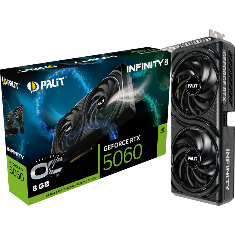 Видеокарта NVIDIA GeForce RTX 5060 Palit Infinity 2 OC 8Gb (NE75060V19P1-GB2063L) - фото 10