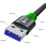 Кабель удлинительный USB A (M) - USB A (F), 2м, Greenconnect GCR-55280