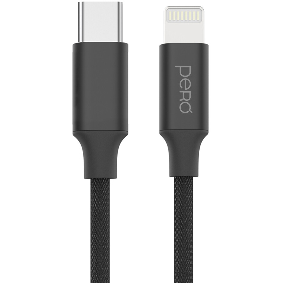 Кабель USB Type-C - Lightning, 2м, PERO DC-05 - PRDC-05TC8P2MB