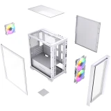 Корпус Powercase Alisio Micro Z3B ARGB V2 White (CAMZW-A3-V2)
