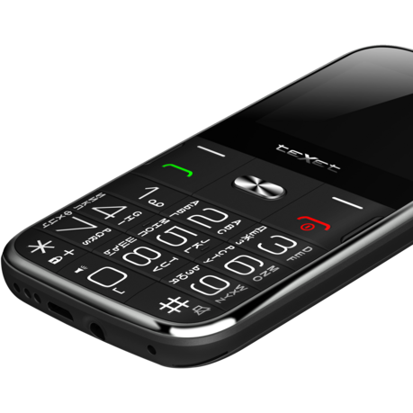 Телефон Texet TM-B227 Black - фото 2