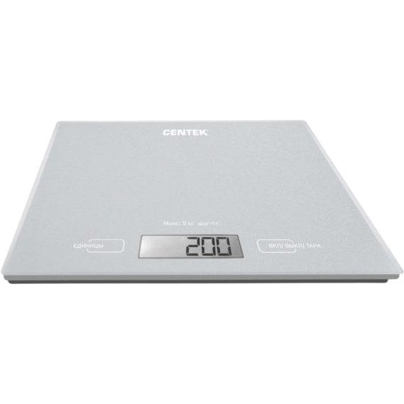 Кухонные весы CENTEK CT-2462 Silver - фото 3