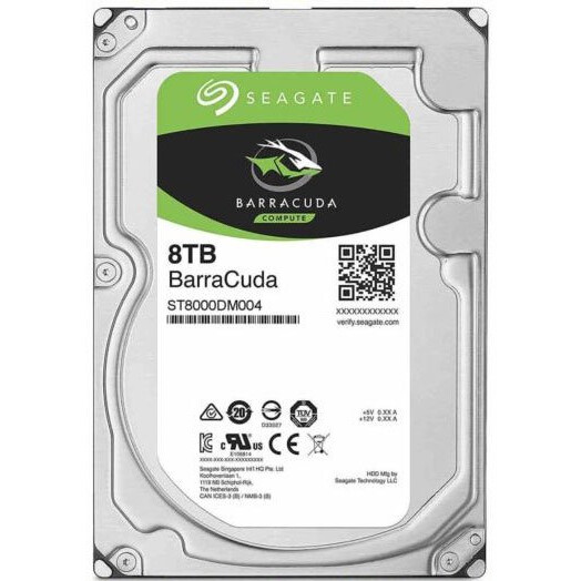 Жёсткий диск 8TB SATA-III Seagate Barracuda (ST8000DM004)