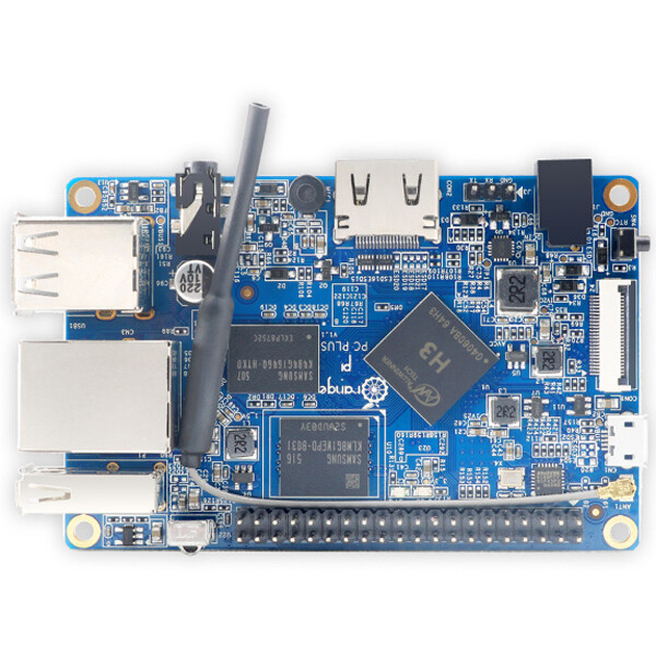 Одноплатный компьютер Orange Pi PC Plus 1/8Gb - Orange Pi PC Plus RAM 1GB, 8GB - фото 4