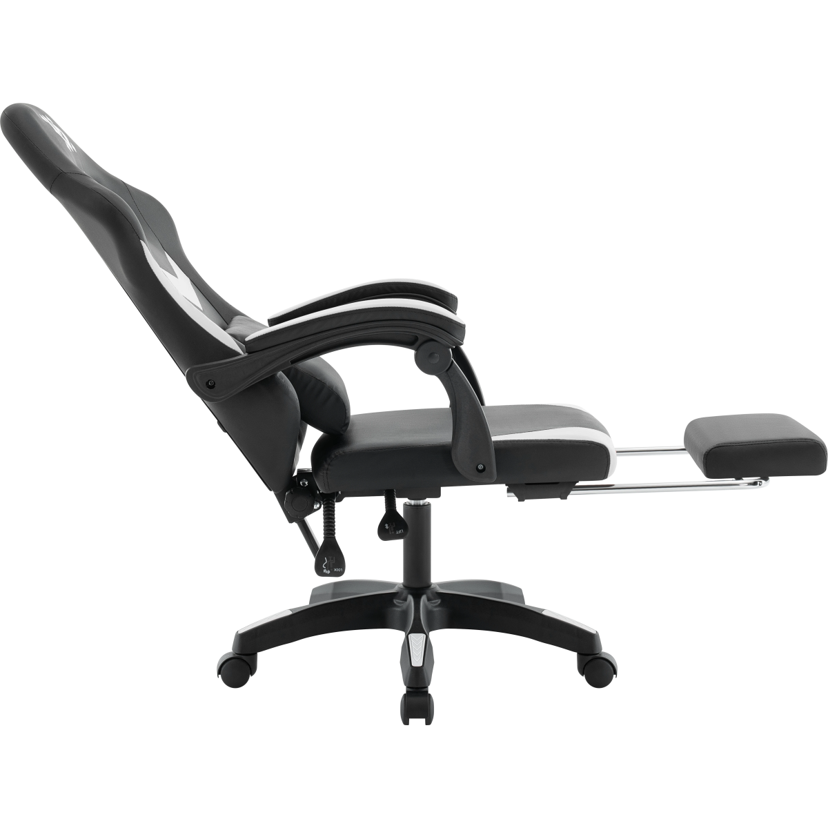 Игровое кресло Defender Runa PRO Black/White - 64813 - фото 7