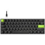 Клавиатура Royal Kludge C61 Black Green (Mint Switch) (6935280827976)
