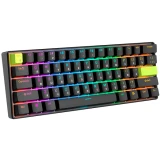 Клавиатура Royal Kludge C61 Black Green (Mint Switch) (6935280827976)