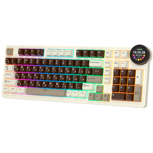 Клавиатура Royal Kludge N99 Mokko Grey (Beige Switch) - 6935280828607 - фото 3