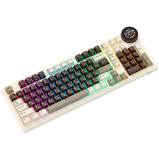 Клавиатура Royal Kludge N99 Mokko Grey (Beige Switch) - 6935280828607 - фото 5