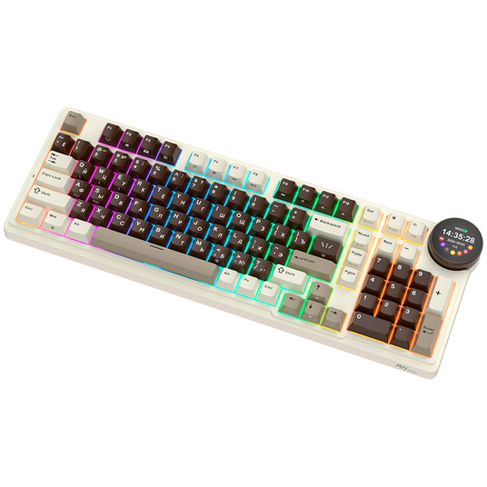 Клавиатура Royal Kludge N99 Mokko Grey (Beige Switch) - 6935280828607 - фото 6