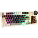 Клавиатура Royal Kludge N99 Mokko Grey (Cream Switch) (6935280828591)