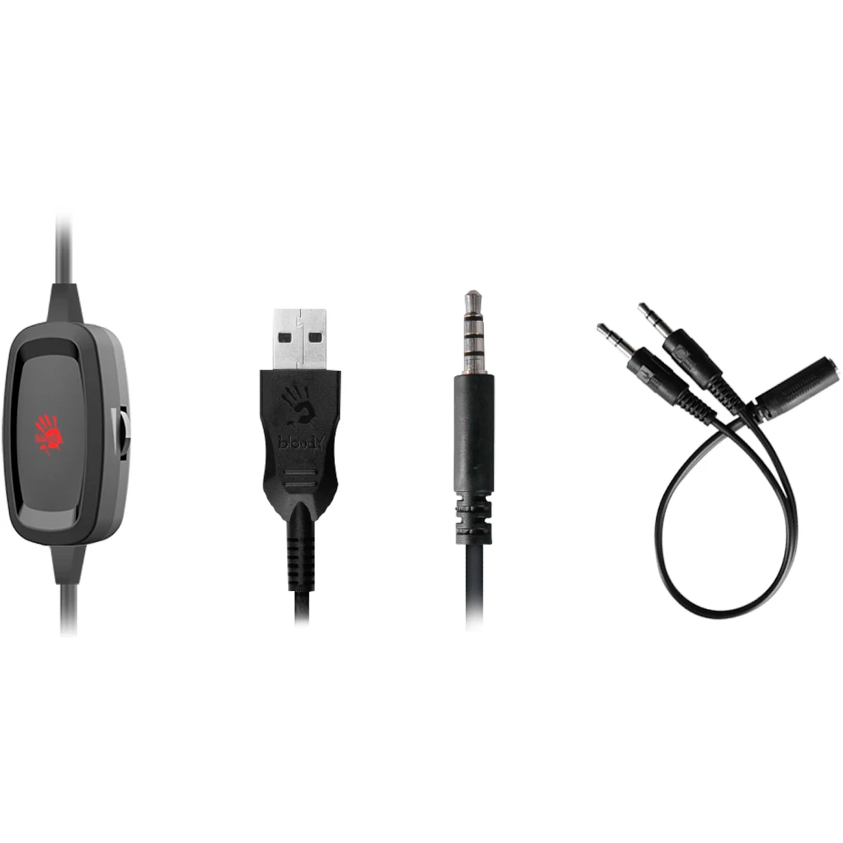 Гарнитура Bloody G573P Black - фото 4