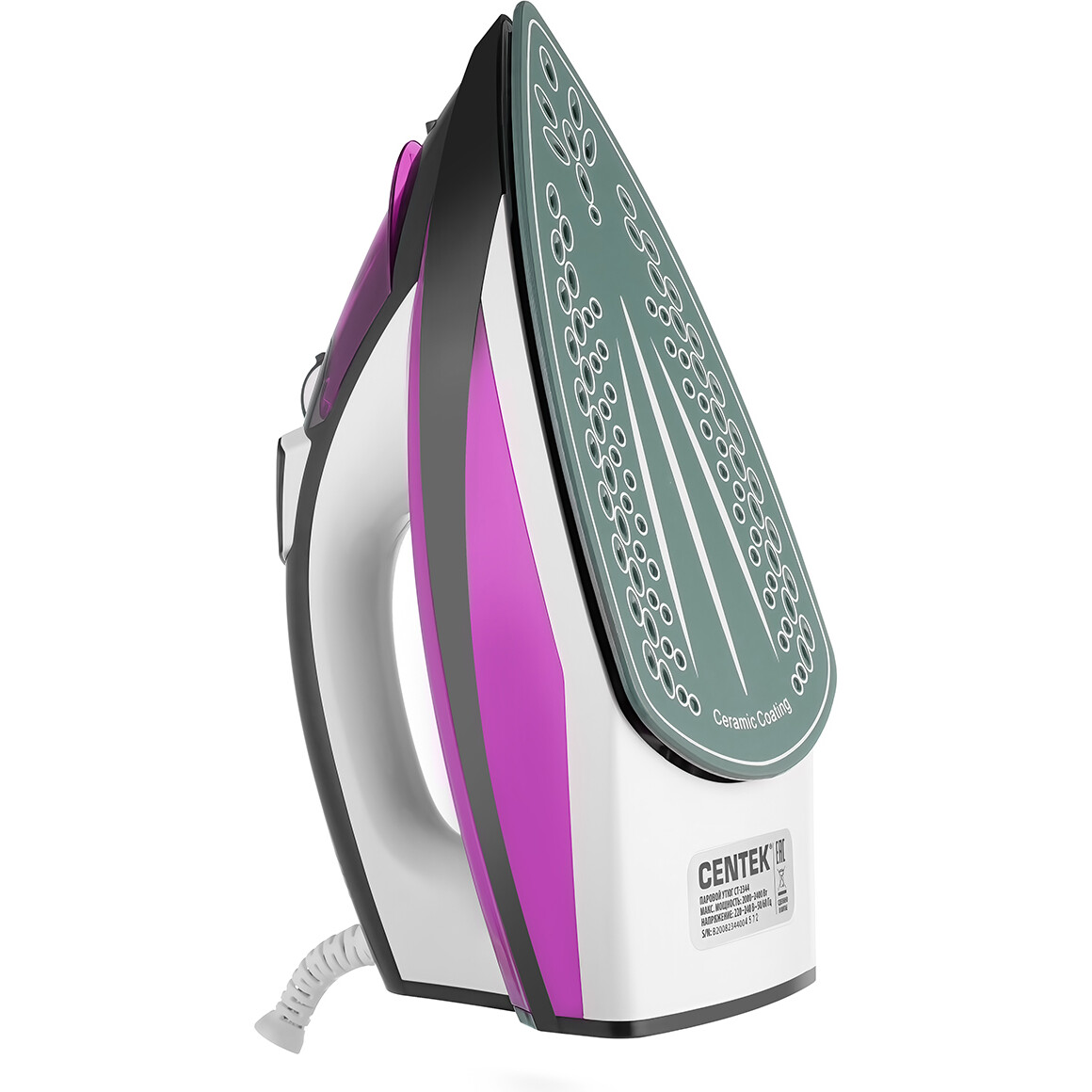Утюг CENTEK CT-2344 Violet - фото 3