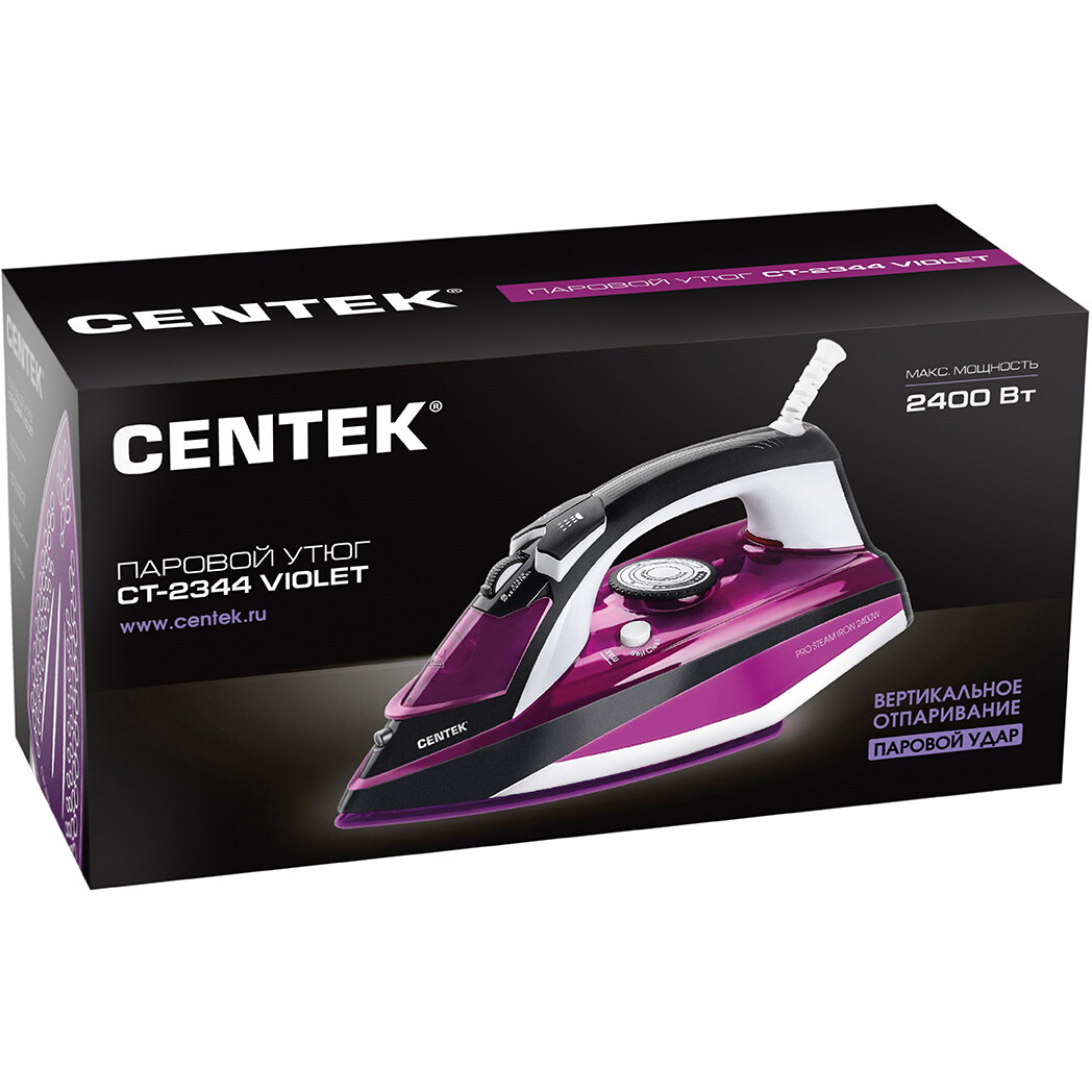 Утюг CENTEK CT-2344 Violet - фото 6