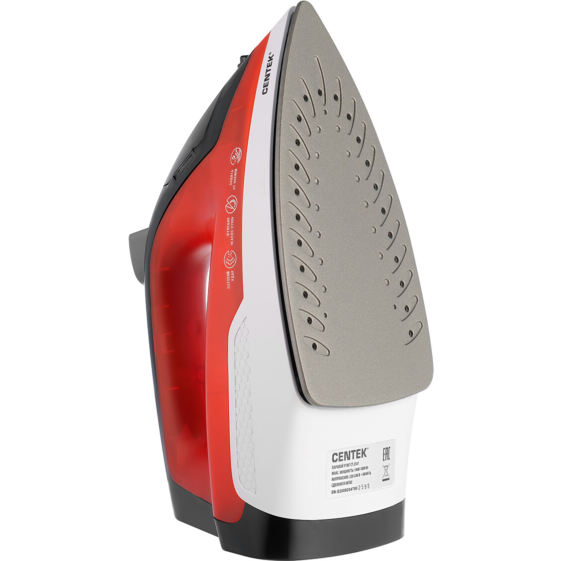 Утюг CENTEK CT-2347 Red - фото 3