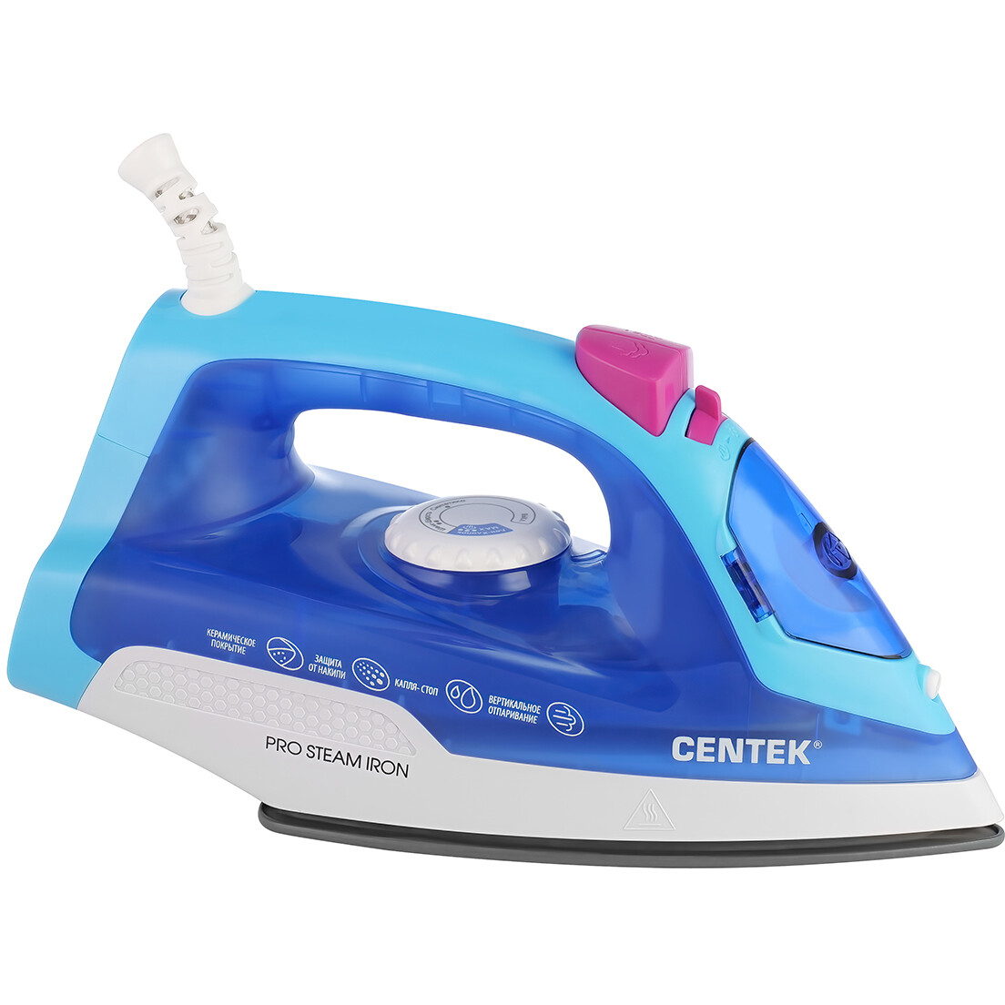 Утюг CENTEK CT-2348 Blue - фото 2