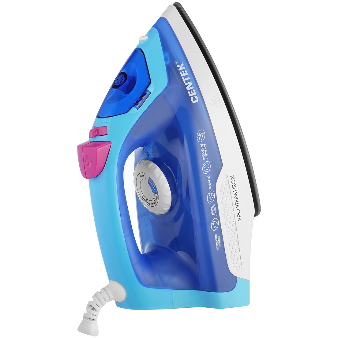Утюг CENTEK CT-2348 Blue - фото 3