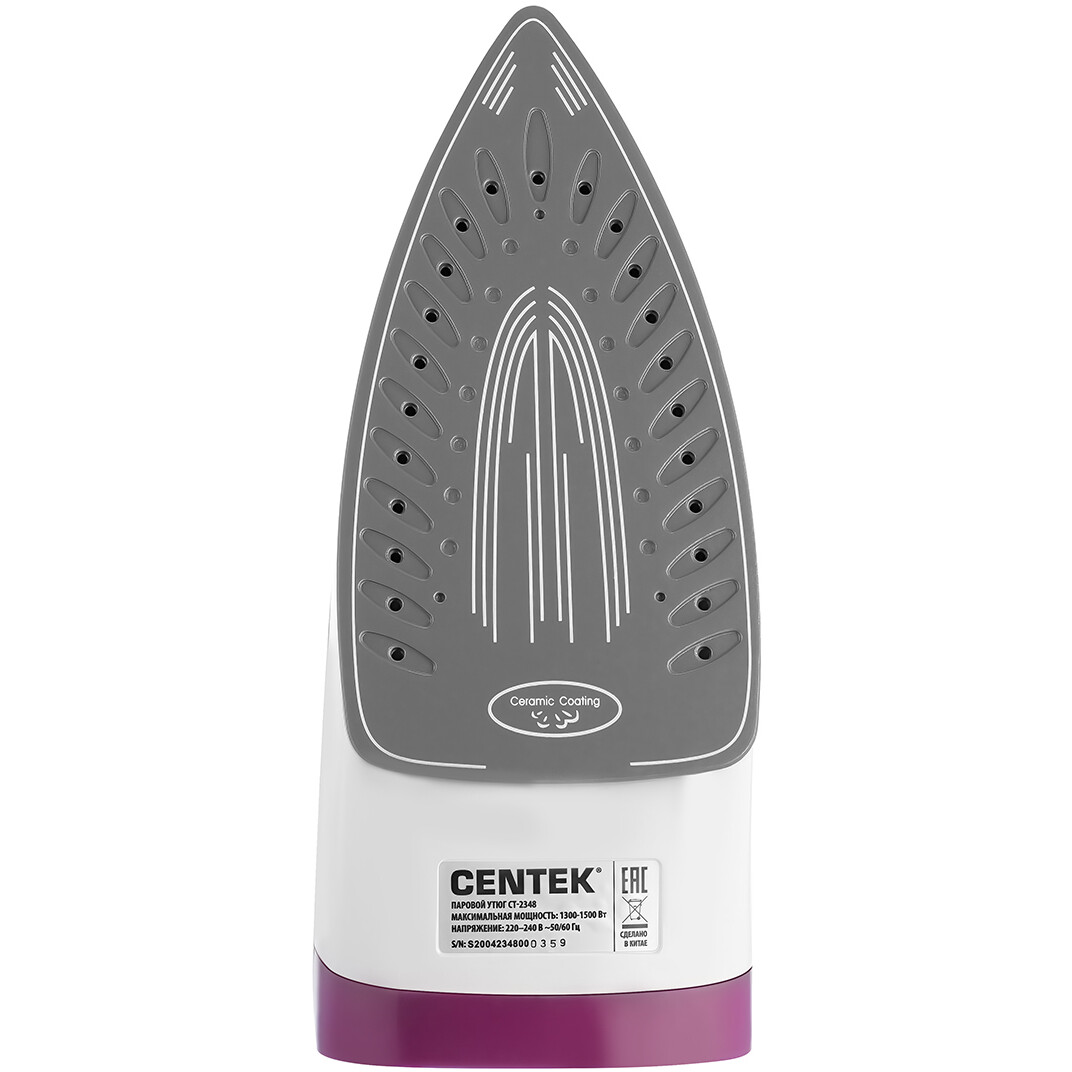 Утюг CENTEK CT-2348 Violet - фото 5