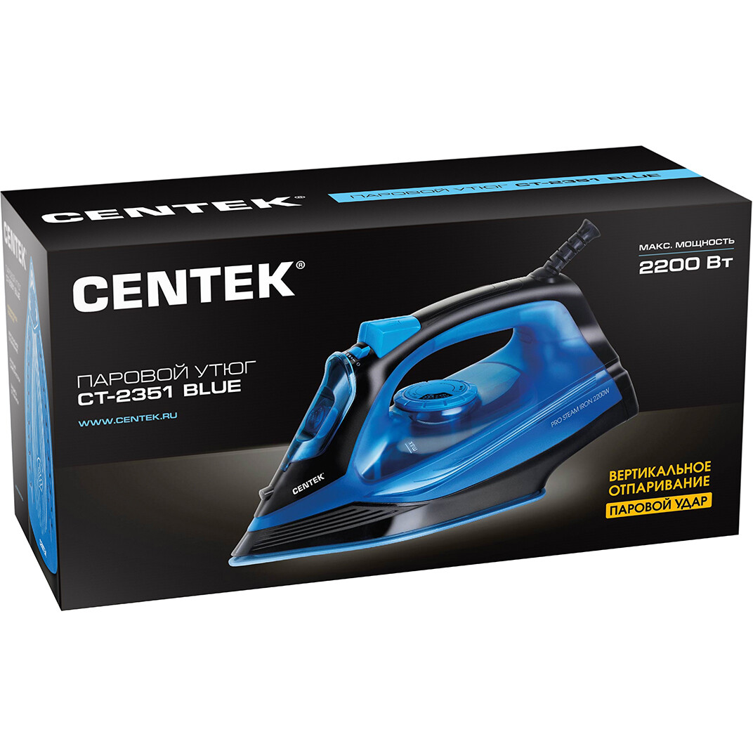 Утюг CENTEK CT-2351 Blue - фото 8