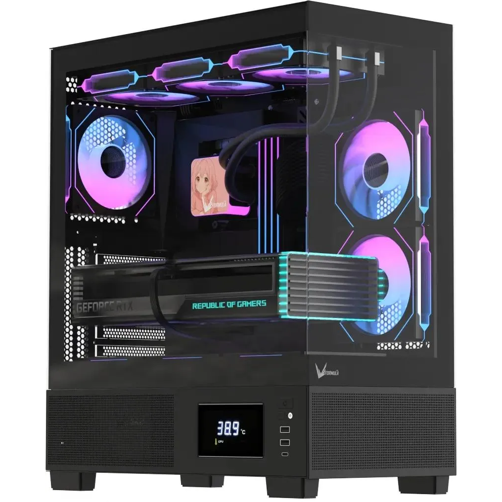 Корпус Formula Crystal E1 Floe Black - CRYSTAL E1 B FLOE