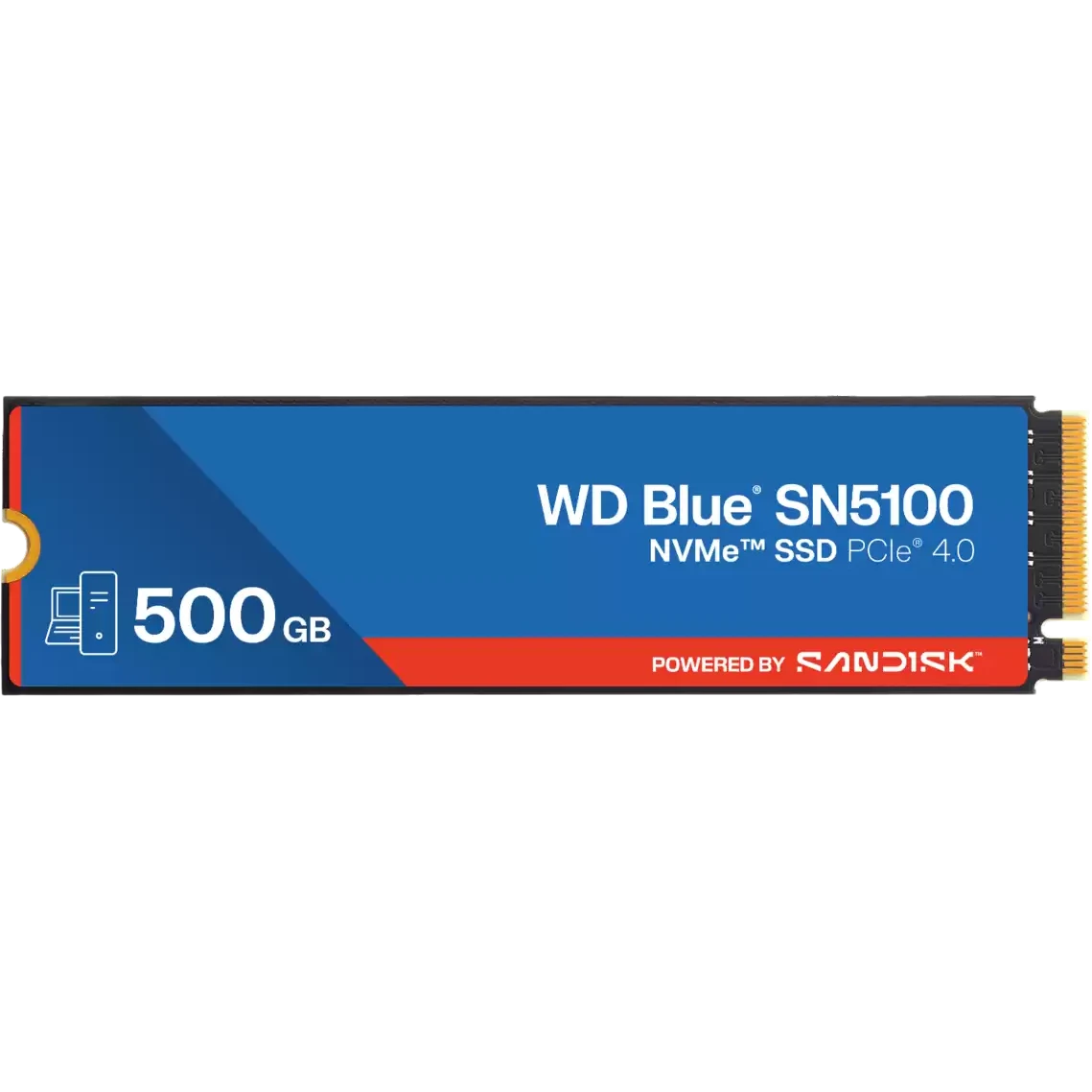 Накопитель SSD 500Gb WD Blue SN5100 (WDS500G5B0E) - фото 2