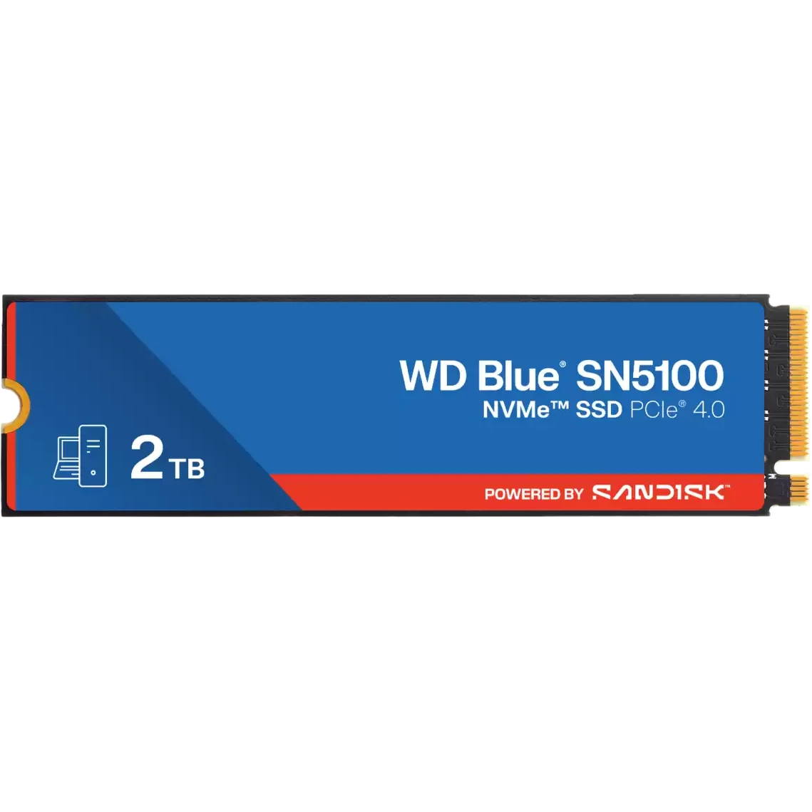 Накопитель SSD 2Tb WD Blue SN5100 (WDS200T5B0E) - фото 2