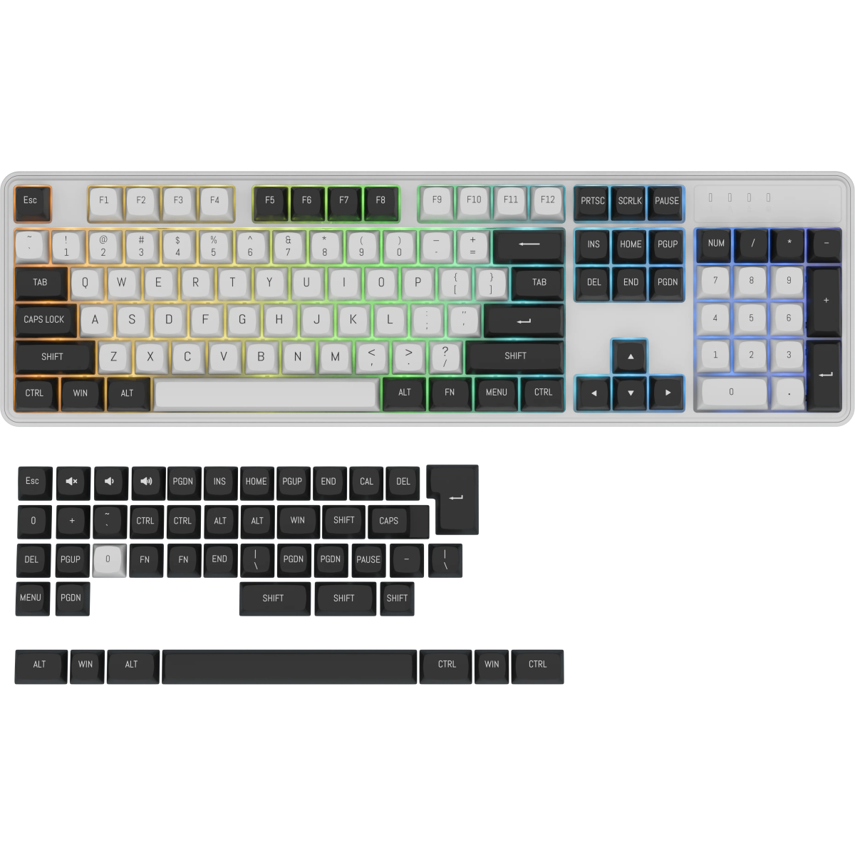 Комплект клавиш Redragon A132 (71282) - фото 4