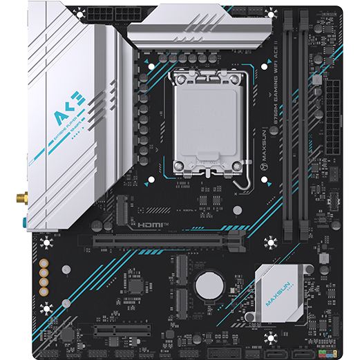 Материнская плата Maxsun B760M GAMING WIFI ACE II - MS-B760M GAMING WIFI ACE II