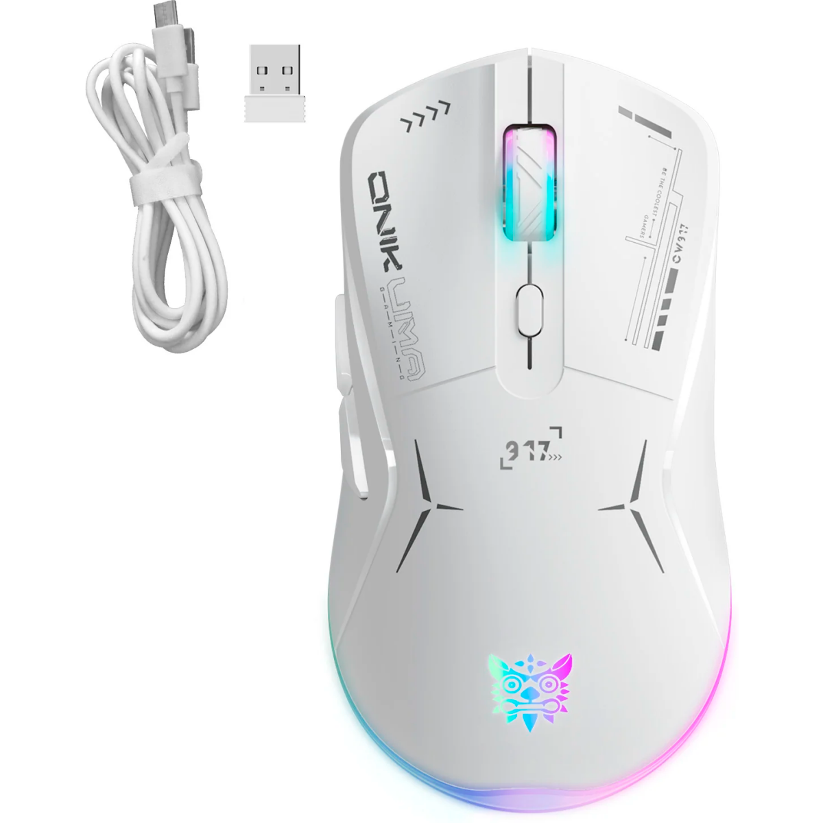 Мышь ONIKUMA CW917 White
